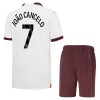 Maillot de Supporter Manchester City Joao Cancelo 7 Extérieur 2023-24 Pour Enfant